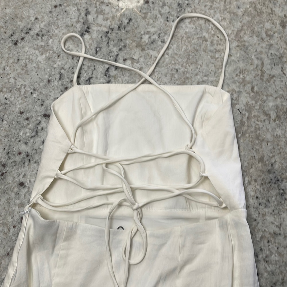 Zara white dress